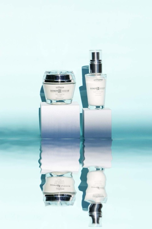 Oriflame Diamond Cellular skincare, studio