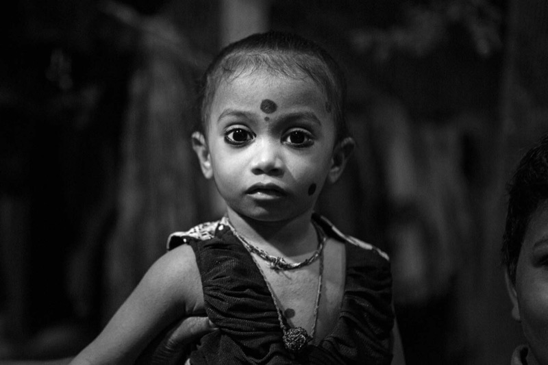 Portrait of a child, Chennai, India