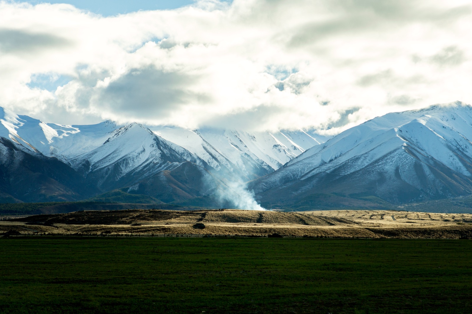 New Zealand mountains print